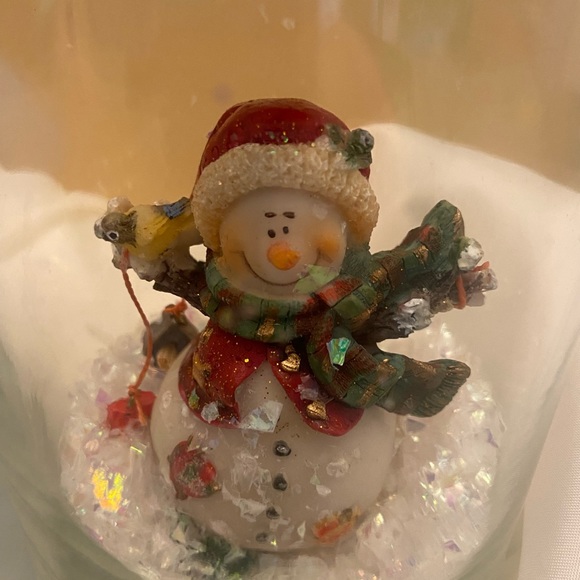 Snowman candle/holder - Picture 2 of 3